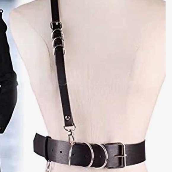 Harness chain corset belt strap waist cincher - Picture 3 of 3